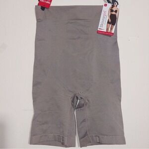NWT Women's Skinnygirl Shaping Hi-Waist Thigh Slimmers Coffee Size M
